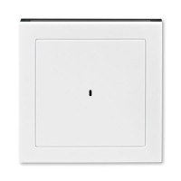 Накладка на карточный выключатель ABB LEVIT, белый // дымчатый черный, 3559H-A00700 62