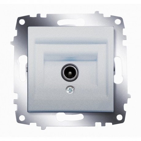 Розетка ABB COSMO, скрытый монтаж, алюминий, 619-011000-273