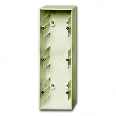 ABB 1799-0-0970 Коробка для накладного монтажа, 3-постовая, серия Basic 55, цвет chalet-white, 1703-96-507
