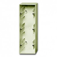 ABB 1799-0-0970 Коробка для накладного монтажа, 3-постовая, серия Basic 55, цвет chalet-white, 1703-96-507