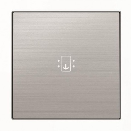 Накладка на карточный выключатель ABB SKY, нержавеющая сталь, 8514 AI