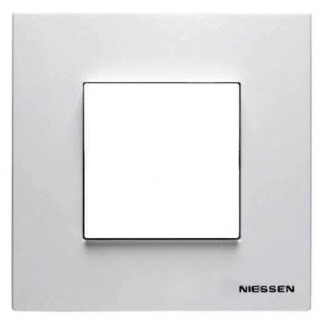 Рамка 1 пост ABB ZENIT, альпийский белый, N2271 BL