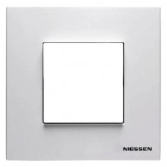 Рамка 1 пост ABB ZENIT, альпийский белый, N2271 BL