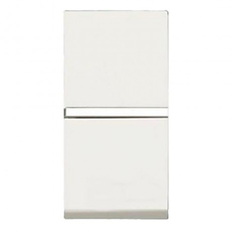 Переключатель 1-клавишный перекрестный ABB ZENIT, альпийский белый, N2110 BL