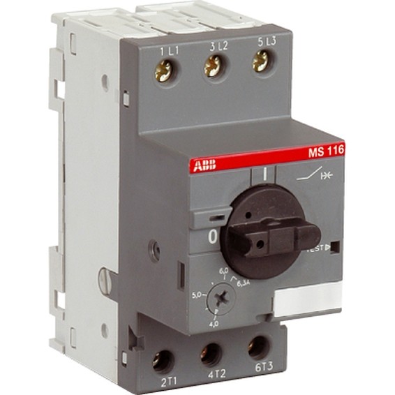 Купить Силовой автомат для защиты двигателя ABB MS116 25А 3P ...