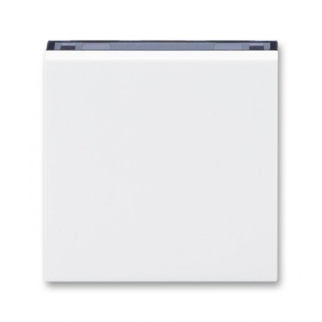 Накладка на светорегулятор клавишный ABB LEVIT, белый // дымчатый черный, 3299H-A00100 62