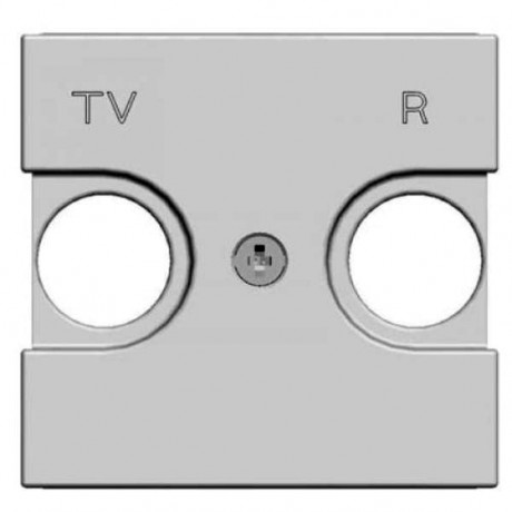 Накладка на розетку телевизионную ABB ZENIT, скрытый монтаж, альпийский белый, N2250.8 BL