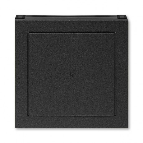 Накладка на карточный выключатель ABB LEVIT, антрацит // дымчатый черный, 3559H-A00700 63