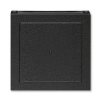 Накладка на карточный выключатель ABB LEVIT, антрацит // дымчатый черный, 3559H-A00700 63