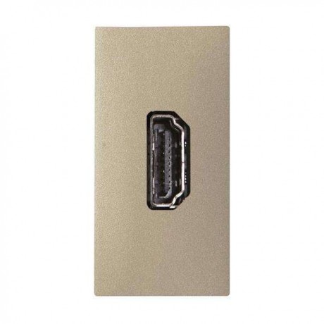 Механизм розетки ABB ZENIT, скрытый монтаж, шампань, N2155.6 CV