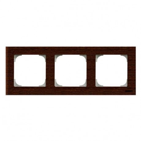 Рамка 3 поста ABB SKY, венге, 8573 WN