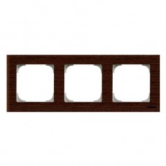 Рамка 3 поста ABB SKY, венге, 8573 WN