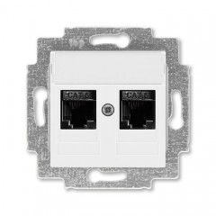 Розетка ABB LEVIT, скрытый монтаж, белый, 5014H-A61018 03W