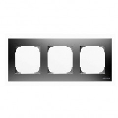 Рамка 3 поста ABB SKY, алюминий, 8573 PL