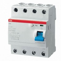 Устройства защитного отключения (УЗО) ABB F200A S 4P 40А, 300 мА ( A ), F204 A S-40//0,3