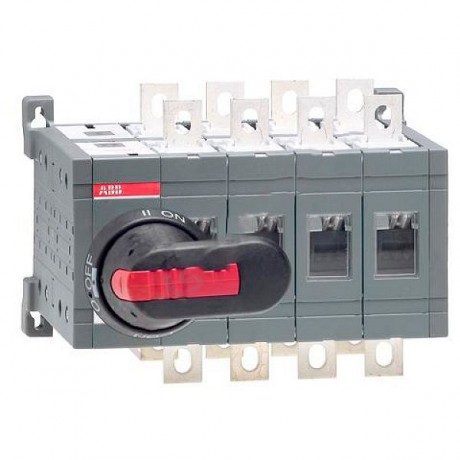 ABB Реверсивный рубильник OT250E04C до 250A 4-полюсный (без ручки уп равления), 1SCA022775R4560