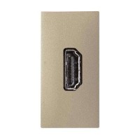 Механизм розетки ABB ZENIT, скрытый монтаж, шампань, N2155.7 CV