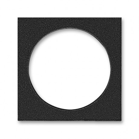 Накладка на розетку ABB LEVIT, с заземлением, черный, ND5519H-B500 63