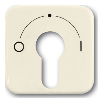 Накладка на жалюзийный выключатель ABB BUSCH-DURO, слоновая кость, 2557 SLPZ-212-101