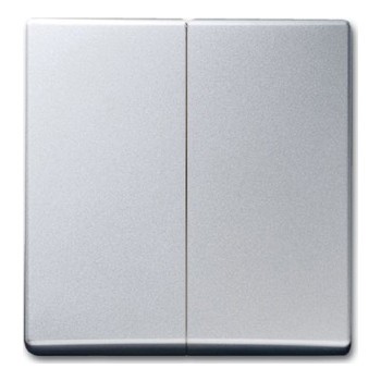 Клавиша двойная ABB ALLWETTER, алюминий, 2105-33