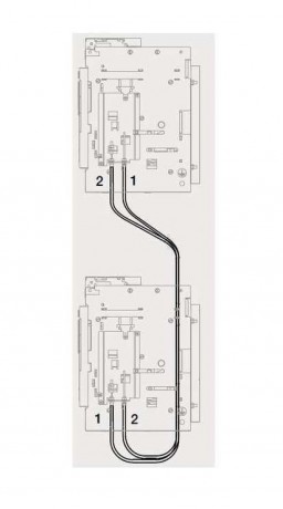 ABB Плата для механической блокировки стационарного выключателя с креплением к горизонтальной опоре Тип, 1SDA073894R1
