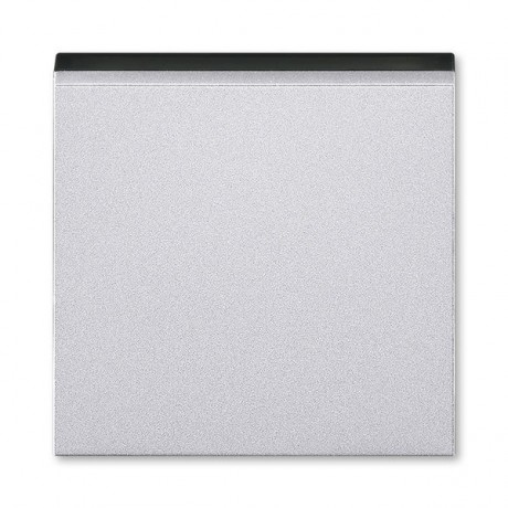 Накладка на светорегулятор клавишный ABB LEVIT, серебро // дымчатый черный, 3299H-A00100 70