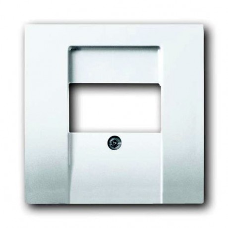 Накладка на мультимедийную розетку ABB, скрытый монтаж, альпийский белый, 1766-84-500