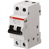 Автоматический выключатель ABB SH200L 2P 10А (C) 4.5кА, SH202L C10