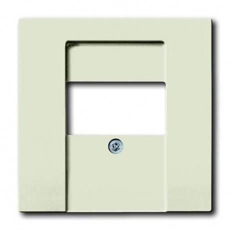 Накладка на мультимедийную розетку ABB AXCENT, скрытый монтаж, chalet-white, 1766-896-500