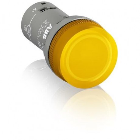 ABB Лампа CL2-506Y желтая со встроенным светодиодом 6,3В DC, 1SFA619403R5063