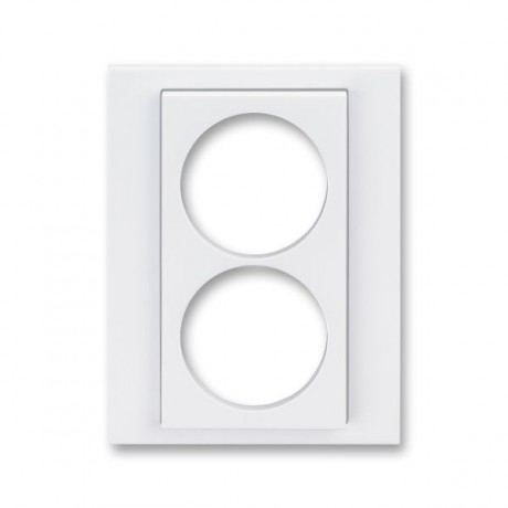 Накладка на розетку ABB LEVIT, с заземлением, белый, ND5513H-A2223 03