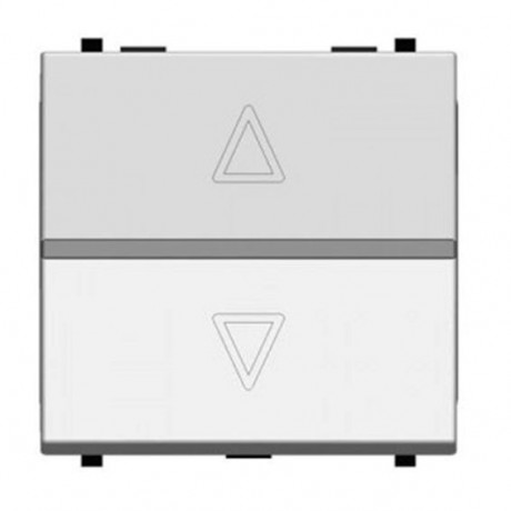 Выключатель для жалюзи 2-клавишный кнопочный ABB ZENIT, электронный, шампань, N2261.2 CV