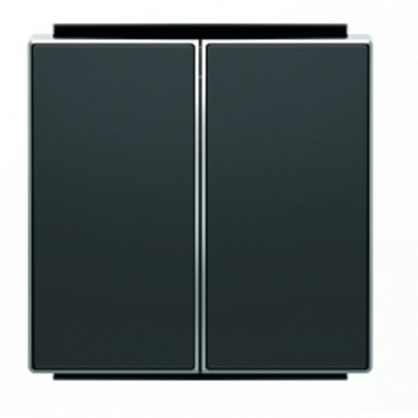 Клавиша двойная ABB SKY, черный, 8511 NS