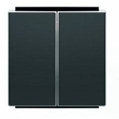 Клавиша двойная ABB SKY, черный, 8511 NS