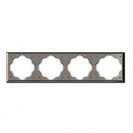 Рамка 4 поста ABB IMPULS, шампань-металлик, 1724-79-507