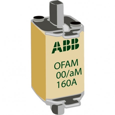 ABB Предохранитель OFAM00аМ 25А тип аМ размер 00, до 690В, 1SCA022324R2410