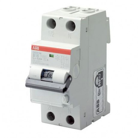 Дифавтомат ABB DS200 2P 10А (C) 4.5кА 30мА (AC)