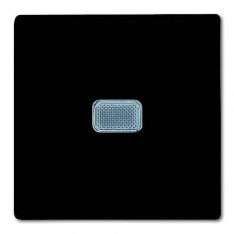 Выключатель 1-клавишный ABB BASIC55 с подсветкой, chateau-black, 2006//1 UCGL-95-507