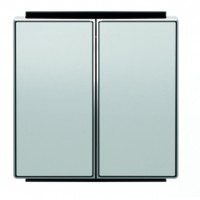 Клавиша двойная ABB SKY, серебристо-алюминиевый, 8511 PL
