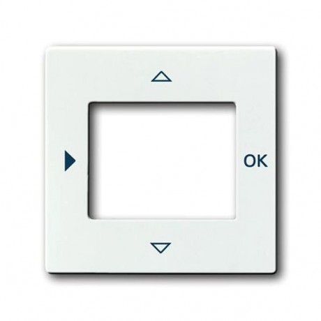 Накладка на термостат ABB BASIC55, альпийский белый, 6435-94-507