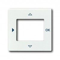 Накладка на термостат ABB BASIC55, альпийский белый, 6435-94-507