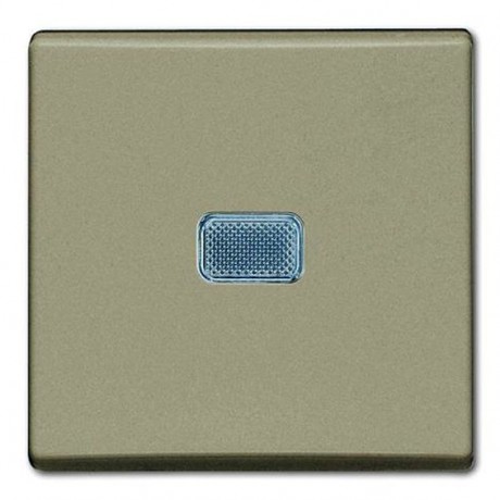 Выключатель 1-клавишный ABB BASIC55 с подсветкой, шампань, 2006//1 UCGL-93