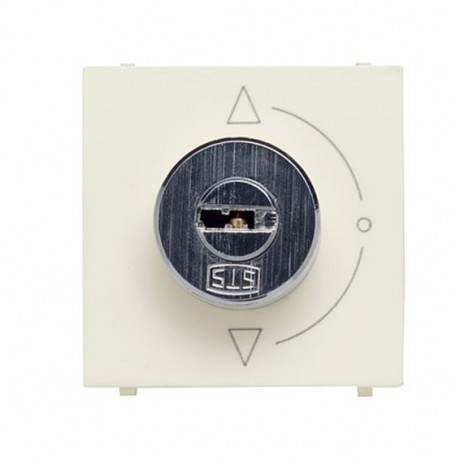 Выключатель поворотный с ключом ABB ZENIT, альпийский белый, N2253 BL