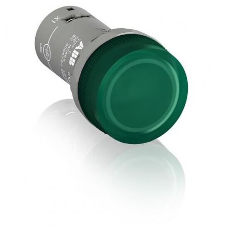 ABB Лампа CL2-623G зеленый со встроенным светодиодом 230В AC с защитой от наводок с напряжением до 60В, 1SFA619403R6232