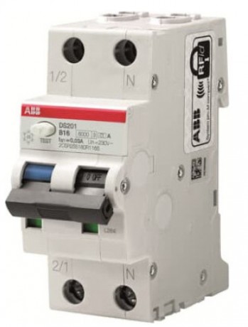 Дифавтомат ABB DS201 1P+N 40А (C) 6 кА, 30 мА (AC), 2CSR255080R1404