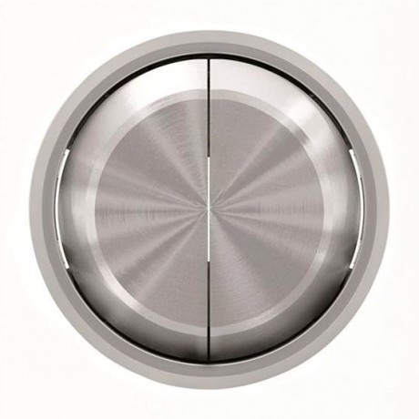 Клавиша двойная ABB SKY MOON, хром, 8611 CR