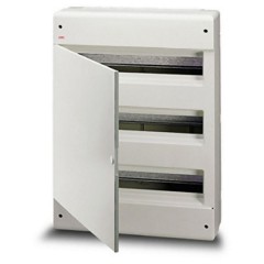 ABB 1SL2447A00 EUROPA бокс настенный 54М непрозр.дверь белый, Шкаф распродажа №4