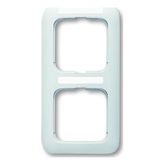 Рамка 2 поста ABB REFLEX, вертикальная, альпийский белый, 1722 NS-214