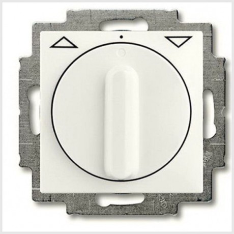 Выключатель для жалюзи поворотный ABB BASIC55, механический, слоновая кость, 2723 UCDR-92-507
