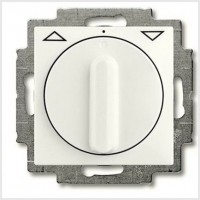 Выключатель для жалюзи поворотный ABB BASIC55, механический, слоновая кость, 2723 UCDR-92-507